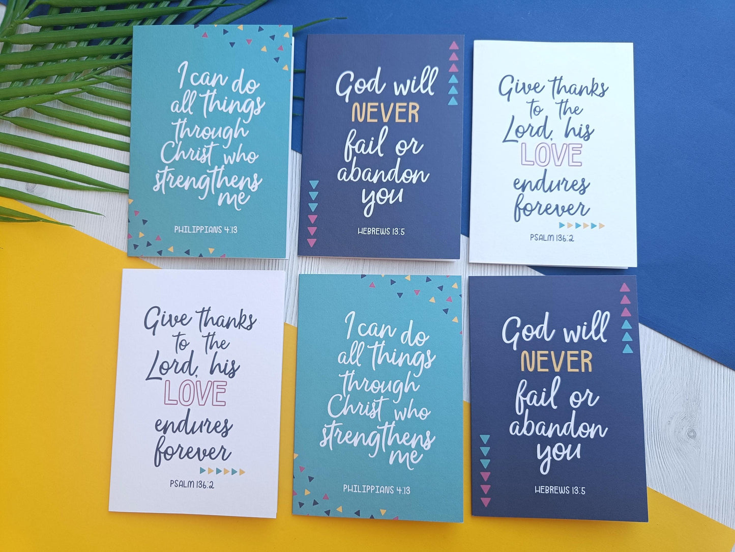 6 Pack of Scripture Verse Cards