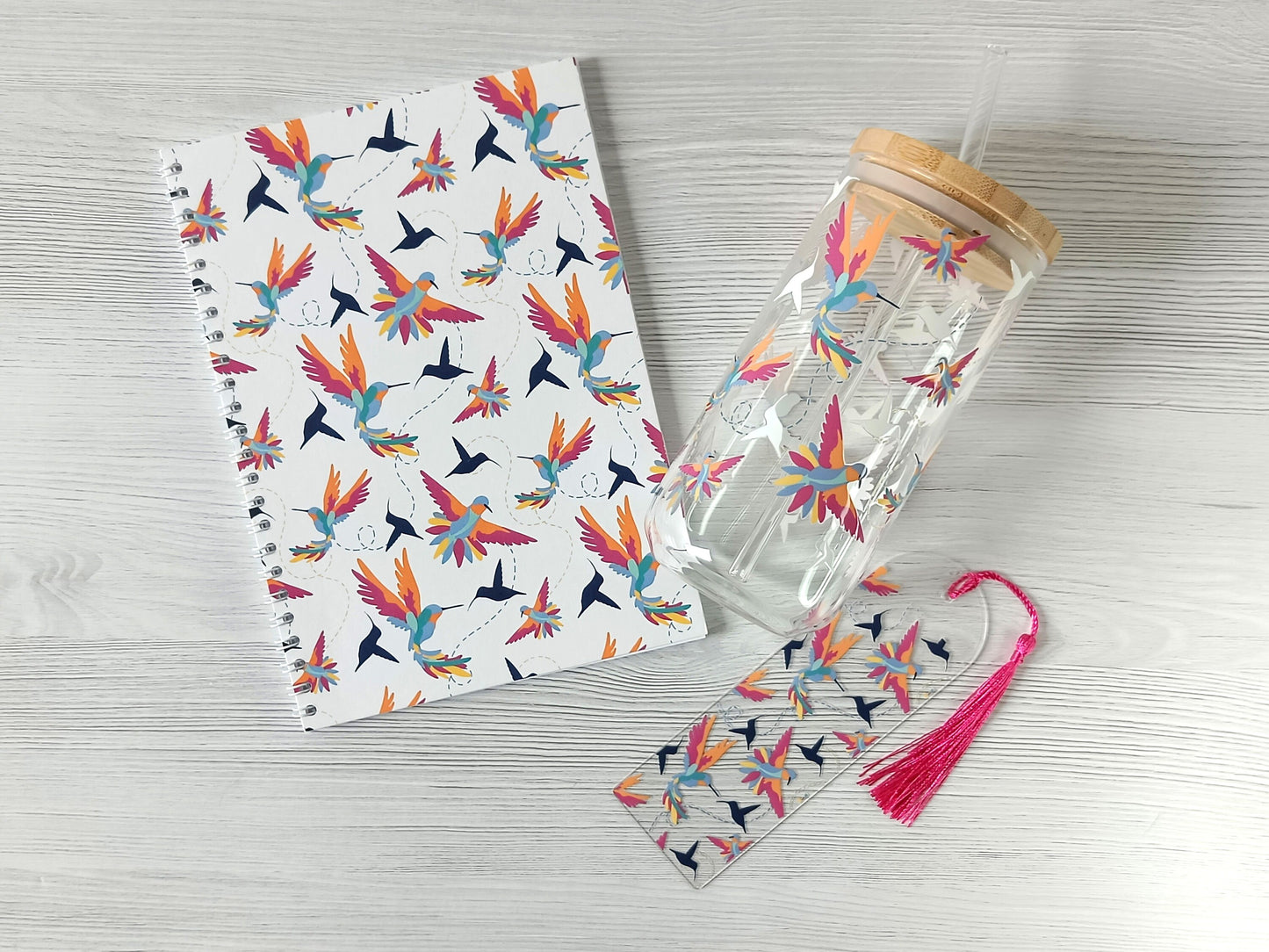 16oz Hummingbird Libbey Glass