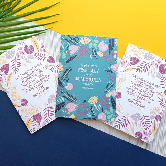 3 x A6 Scripture Notebook Gift Set