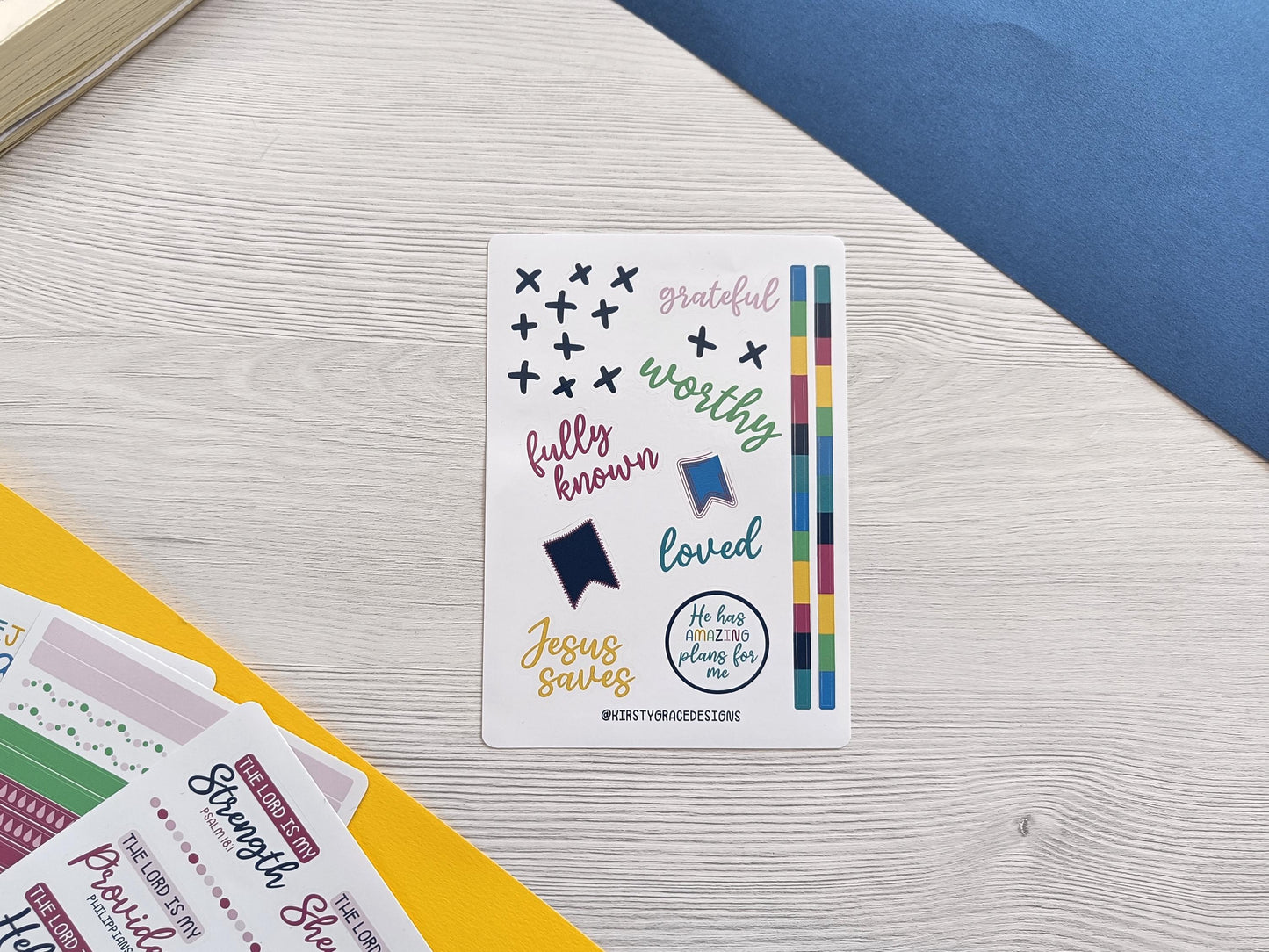 I am & Promises A6 Sticker Sheet