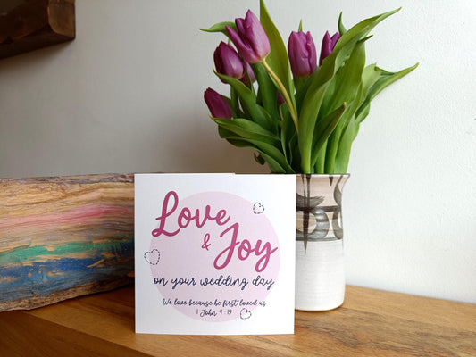 Wedding Day Scripture Card