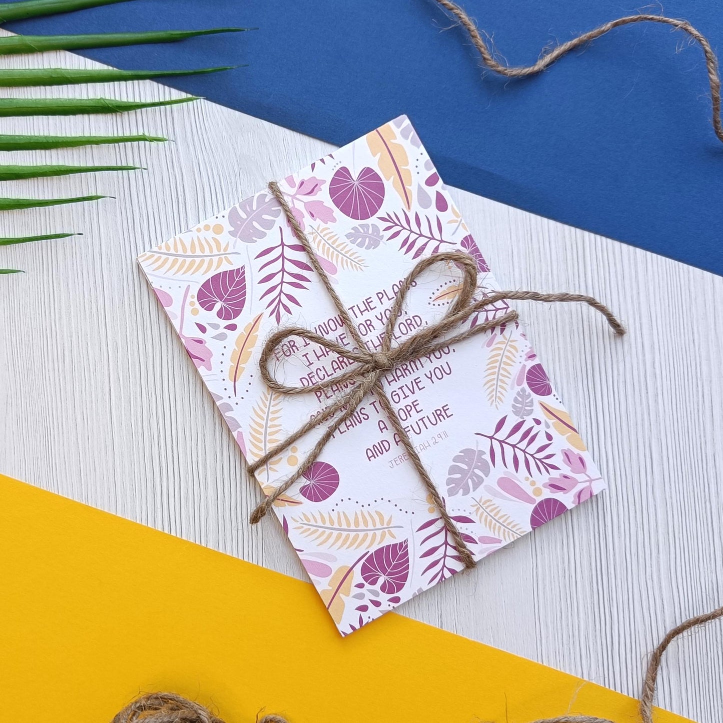 Floral Scripture Postcard Pack