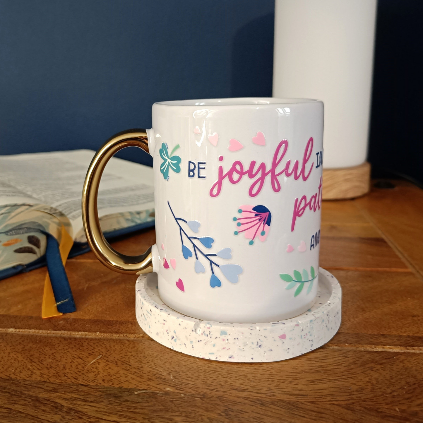 Be Joyful (Romans 12:12) Mug