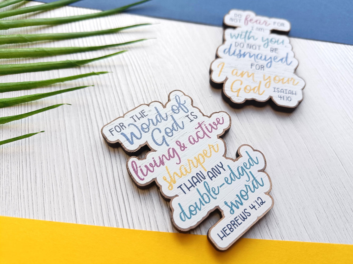 Hebrews 4:12 Scripture Wooden Magnet