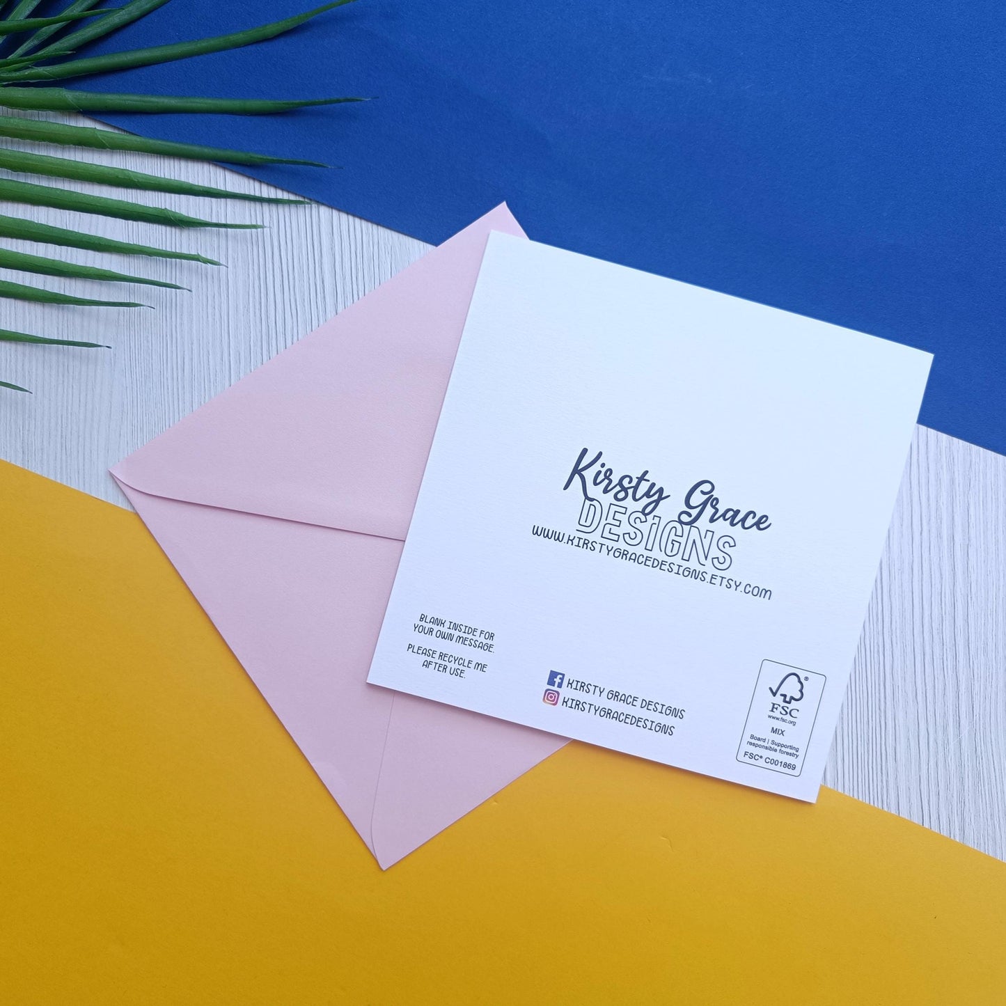 Pink Christening Card