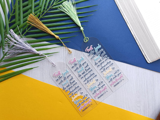 Trust In The Lord Acrylic Bookmark