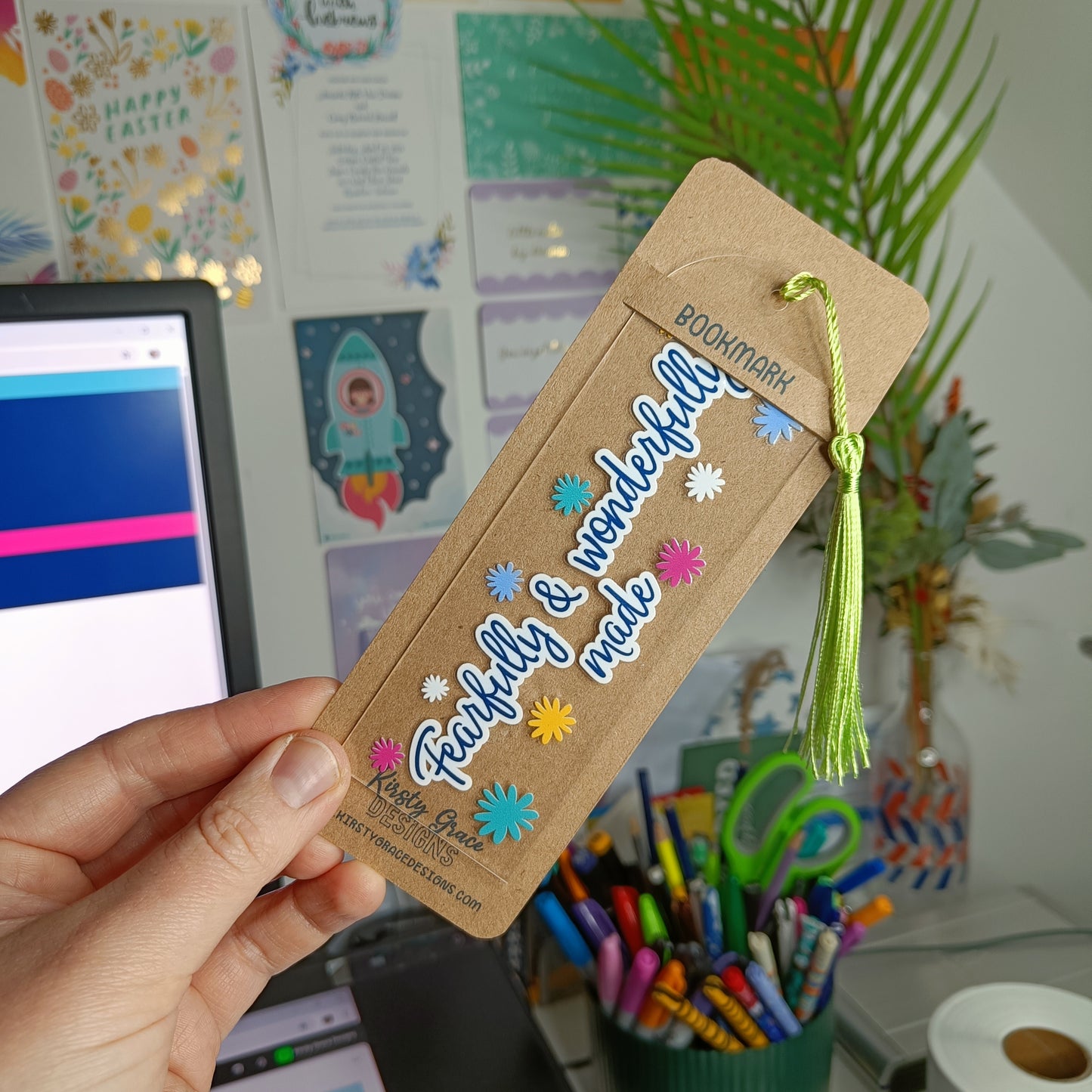 Fearfully & Wonderfully Made Acrylic Bookmark