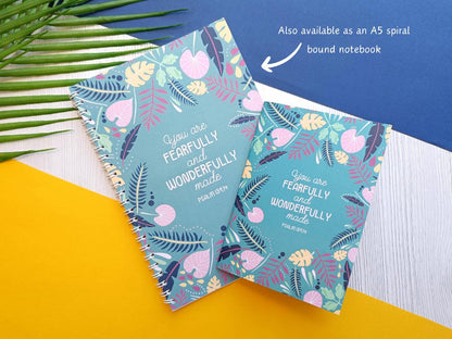 Psalm 139:14 A6 Notebook