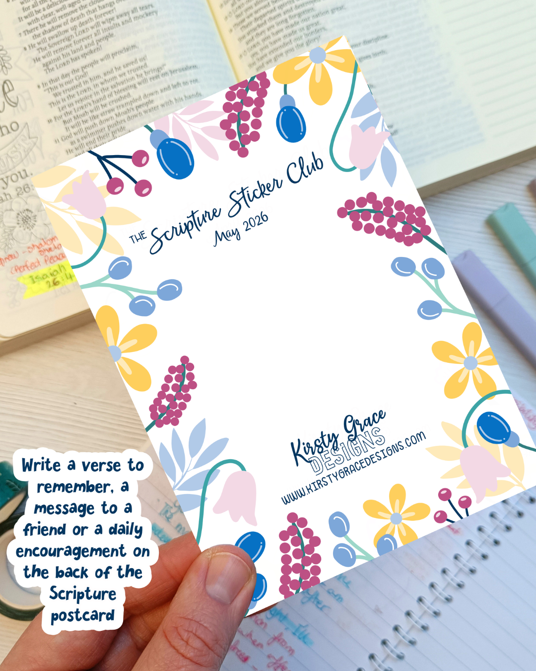 May Scripture Sticker Club
