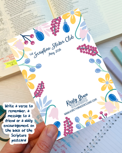 May Scripture Sticker Club