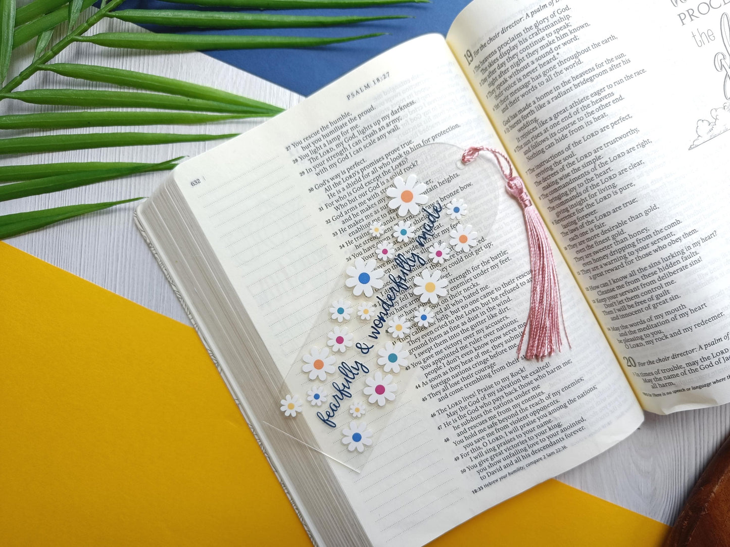 Fearfully & Wonderfully Made Acrylic Bookmark