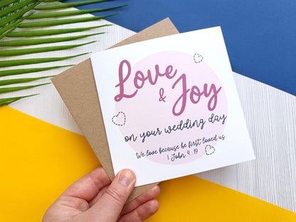 Wedding Day Scripture Card