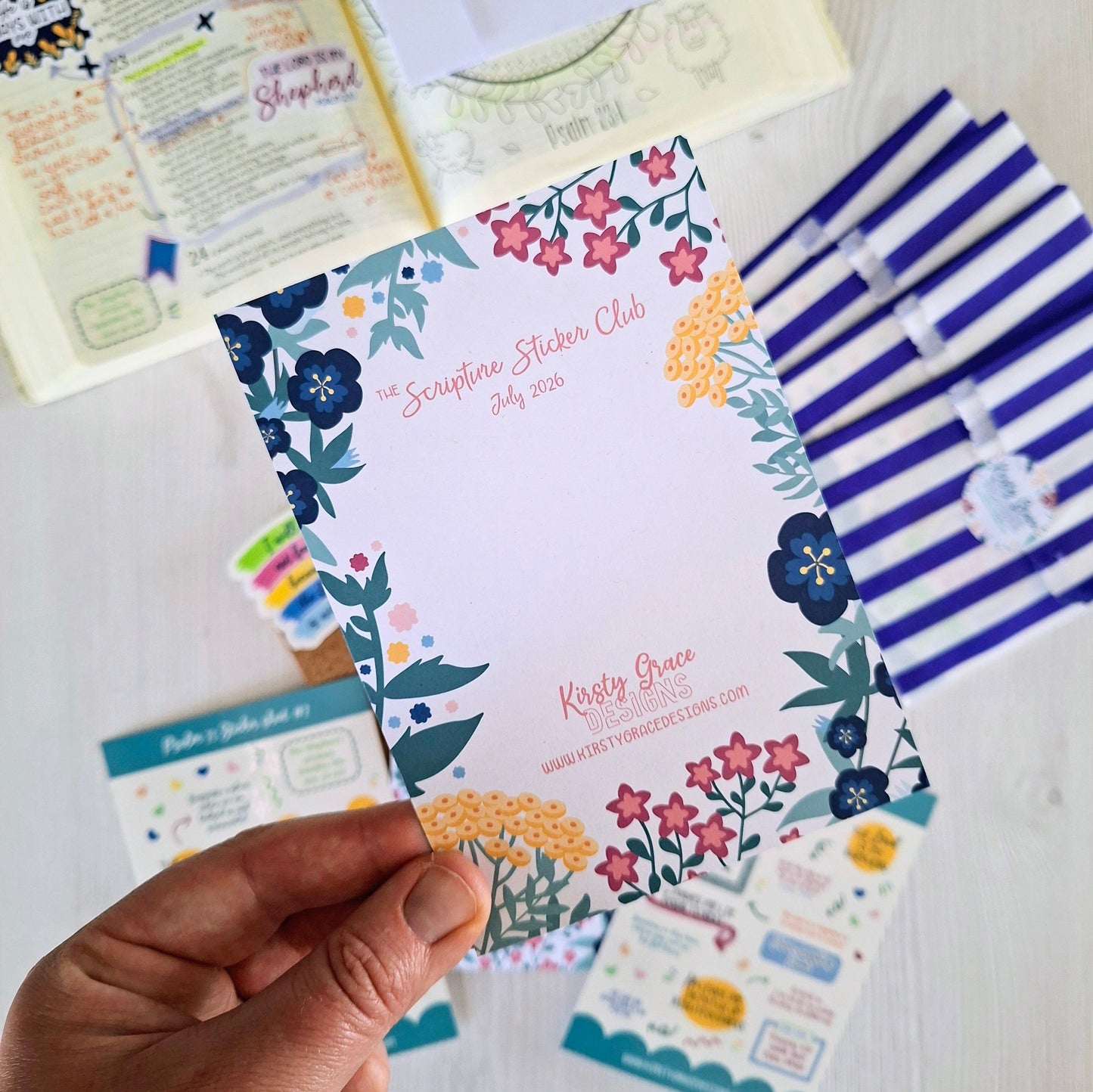 July Scripture Sticker Club