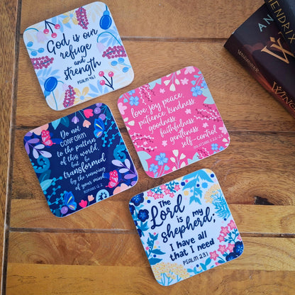 Scripture Coaster Set - Set of 4