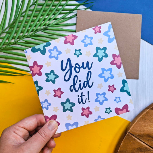 You did it! Encouragement Card