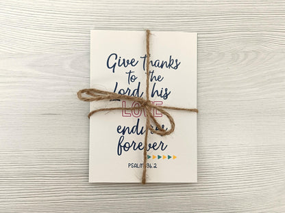 Geo Scripture Postcard Pack