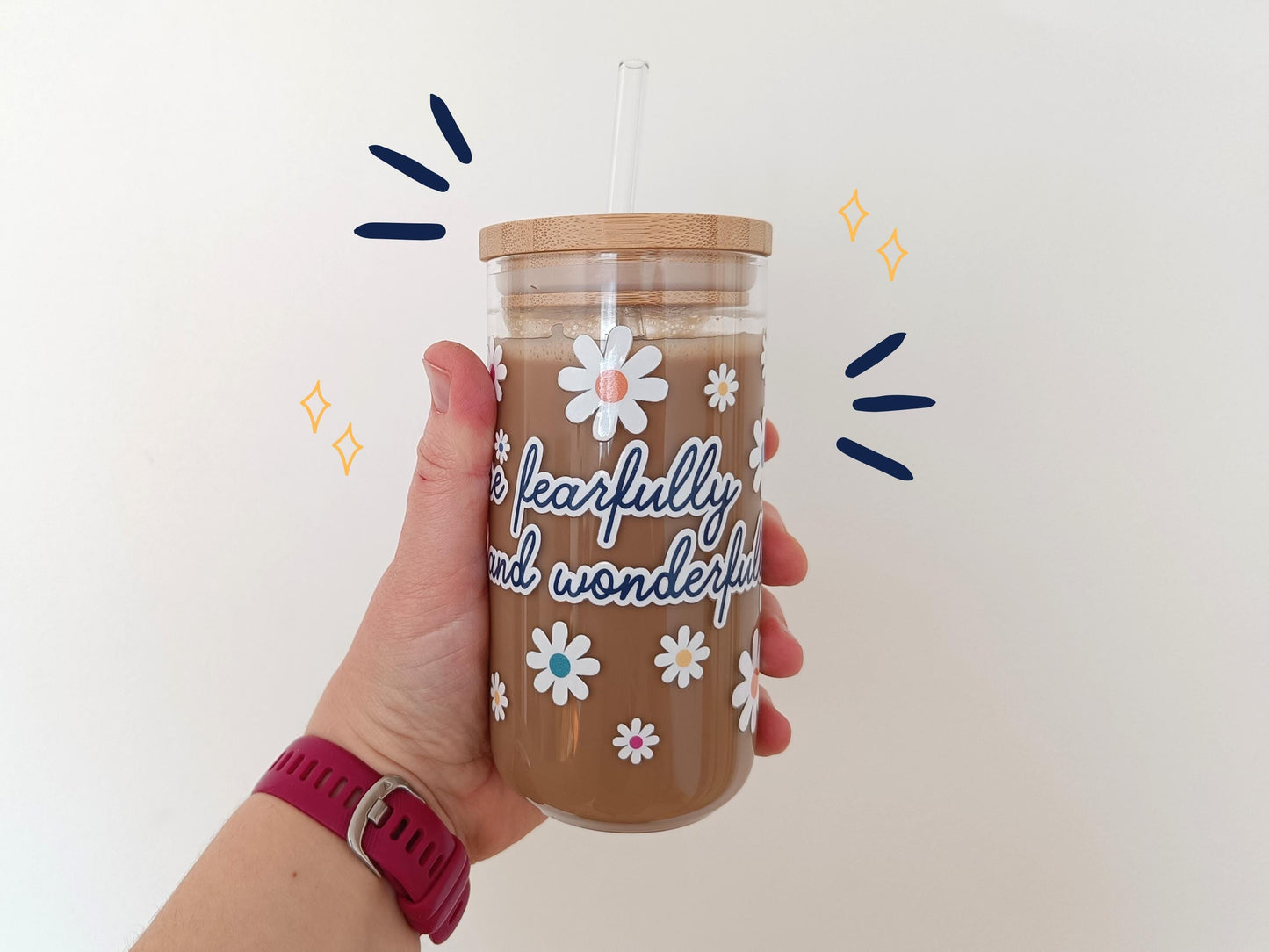 16oz Fearfully & Wonderfully Libbey Glass