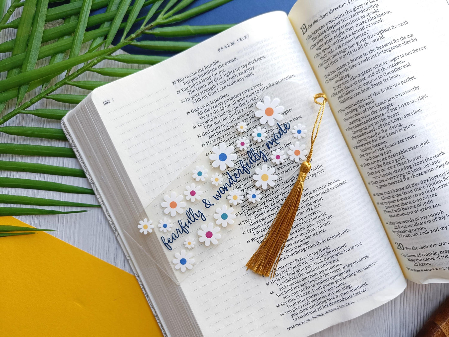 Fearfully & Wonderfully Made Acrylic Bookmark