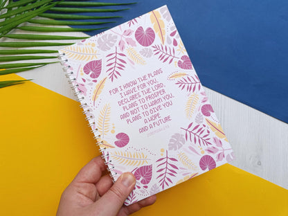 Jeremiah 29:11 A5 Notebook