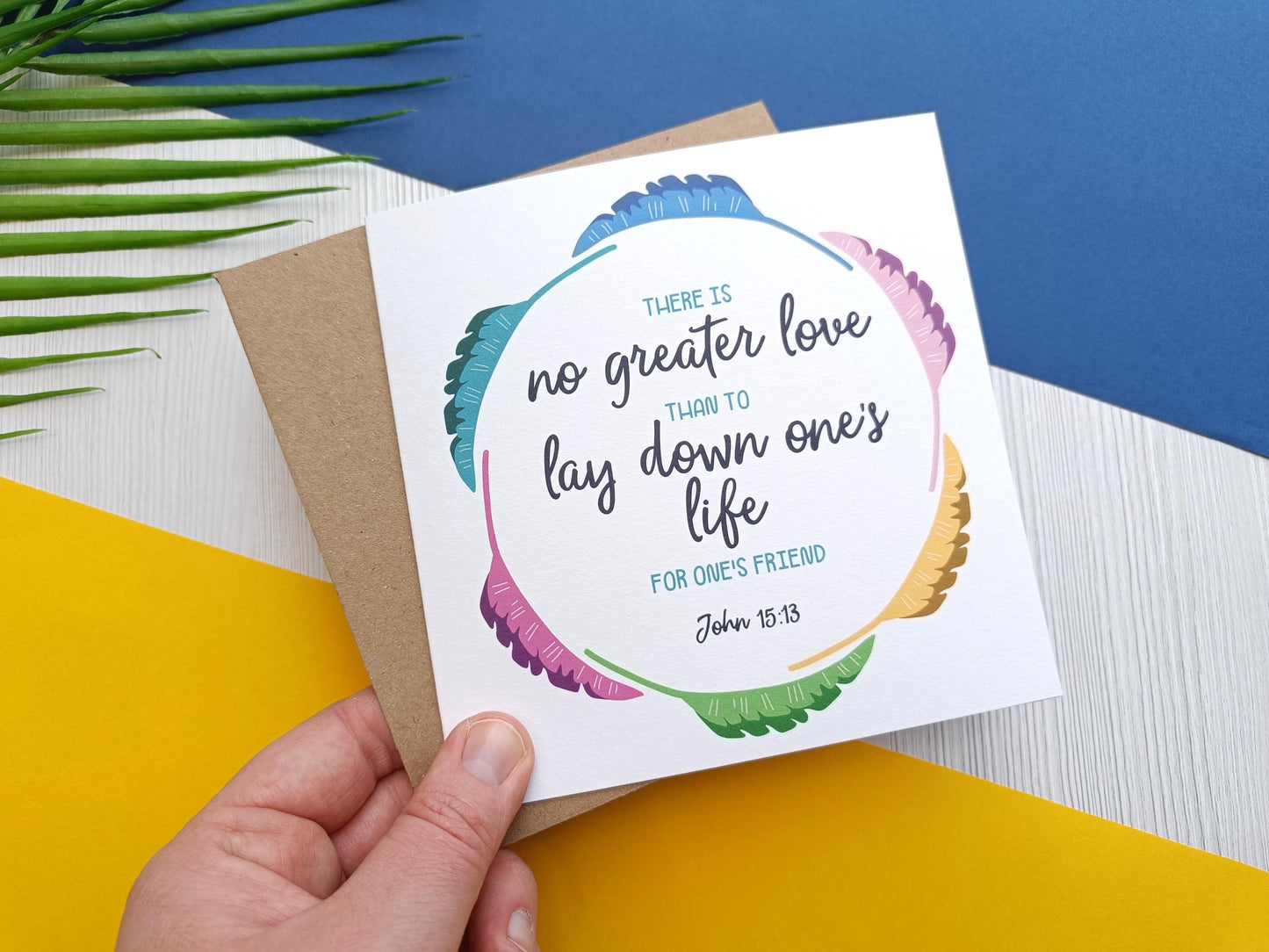 No Greater Love Easter Card