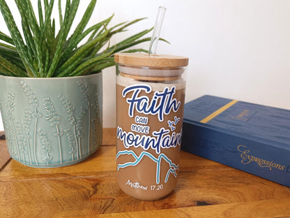 16oz Mountains Libbey Glass