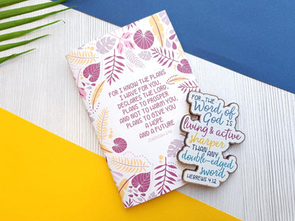 Jeremiah 29:11 Notebook & Magnet Gift Set