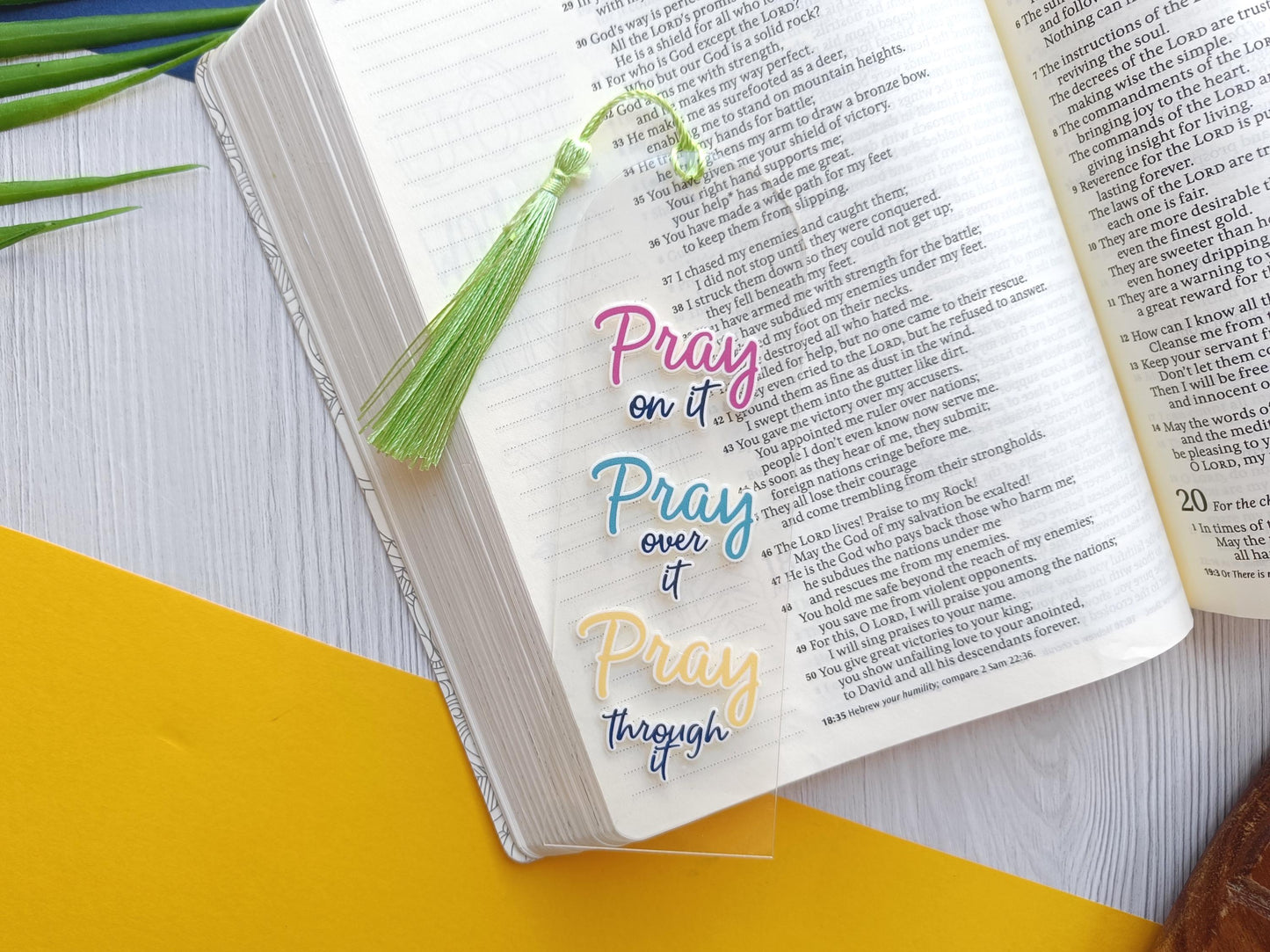 Prayer Acrylic Bookmark