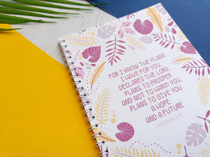 Jeremiah 29:11 A5 Notebook