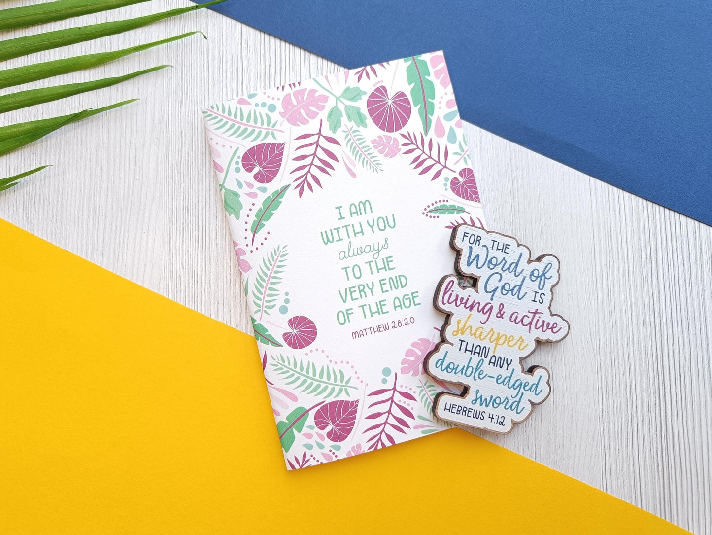 Matthew 28:20 Notebook & Magnet Gift Set