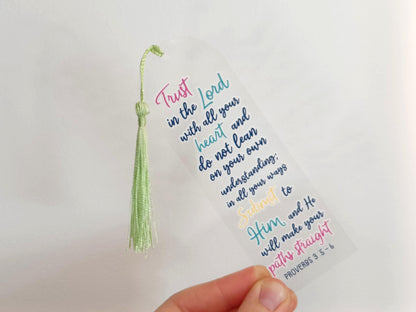 Trust In The Lord Acrylic Bookmark