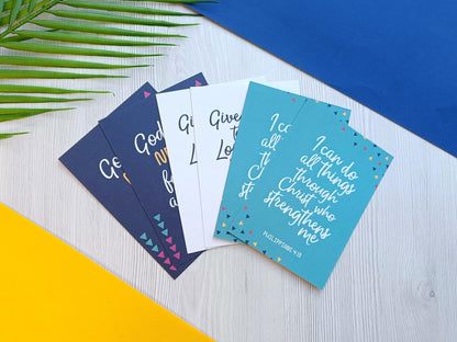 Geo Scripture Postcard Pack