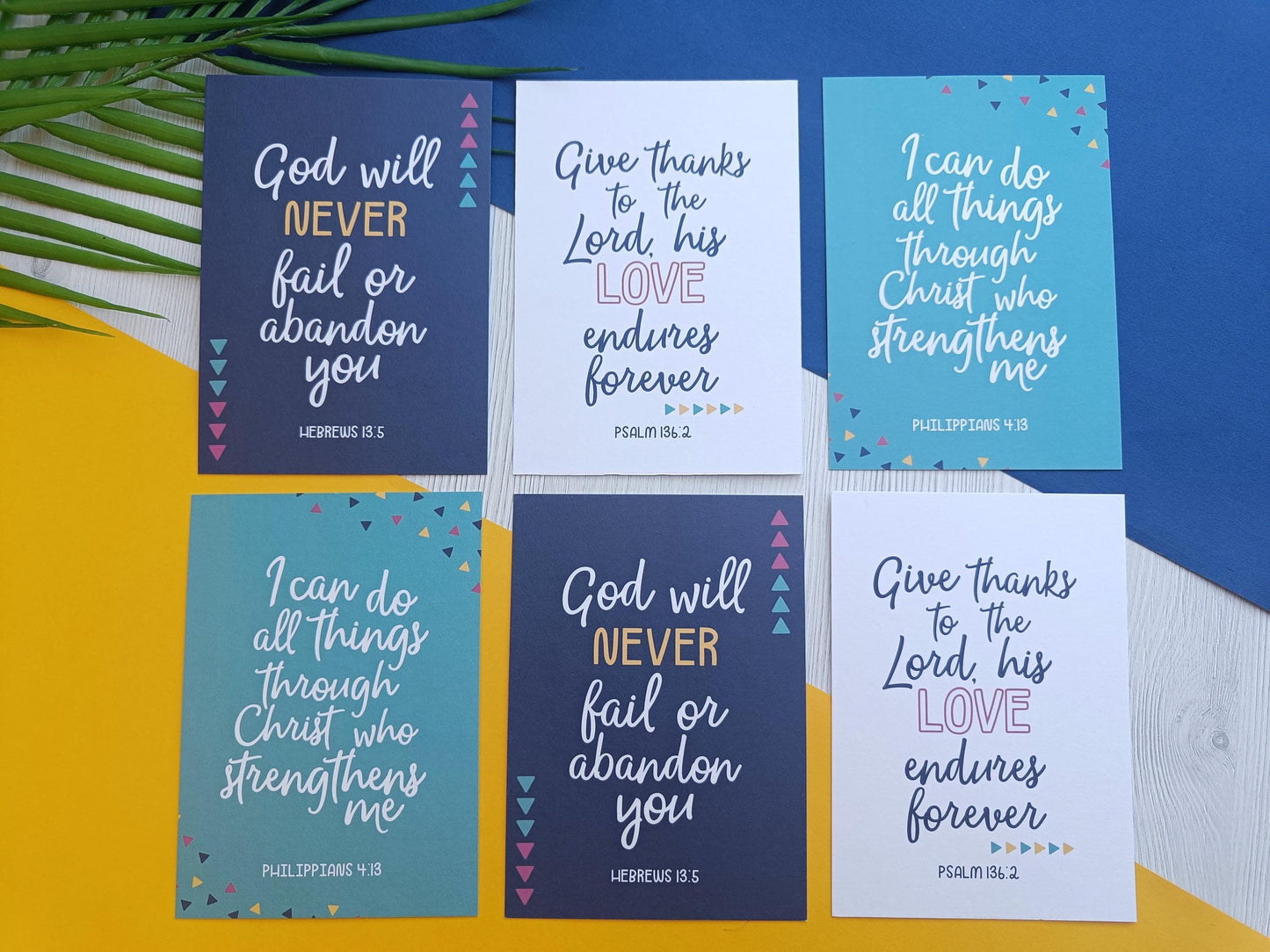 Geo Scripture Postcard Pack
