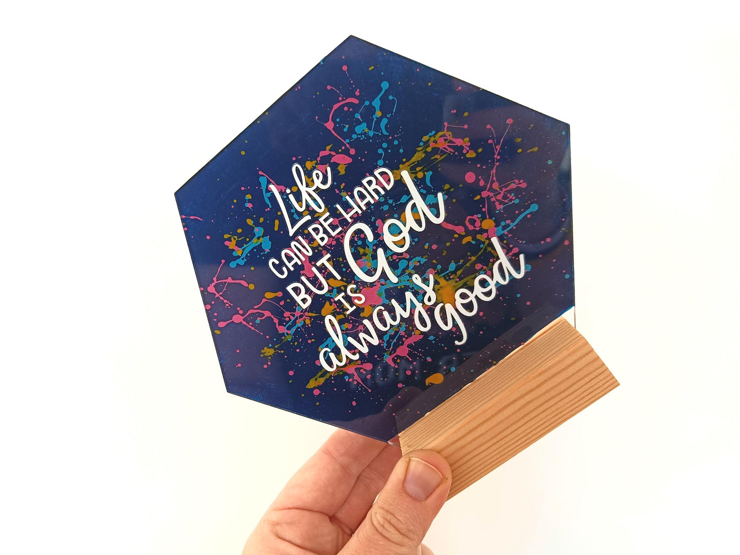 The Lord Is My Rock Acrylic Sign