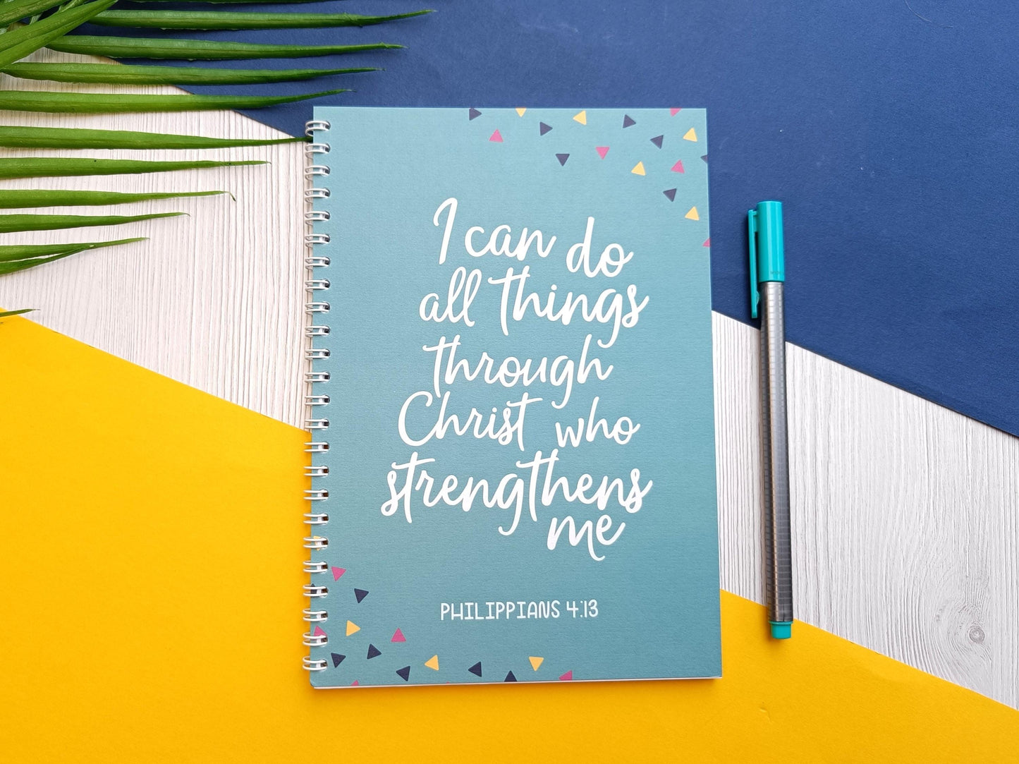 Philippians 4:13 A5 Notebook