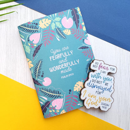 Fearfully & Wonderfully Made Notebook & Magnet Gift Set