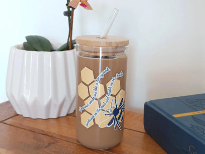 16oz Words Are Like Honeycomb Libbey Glass