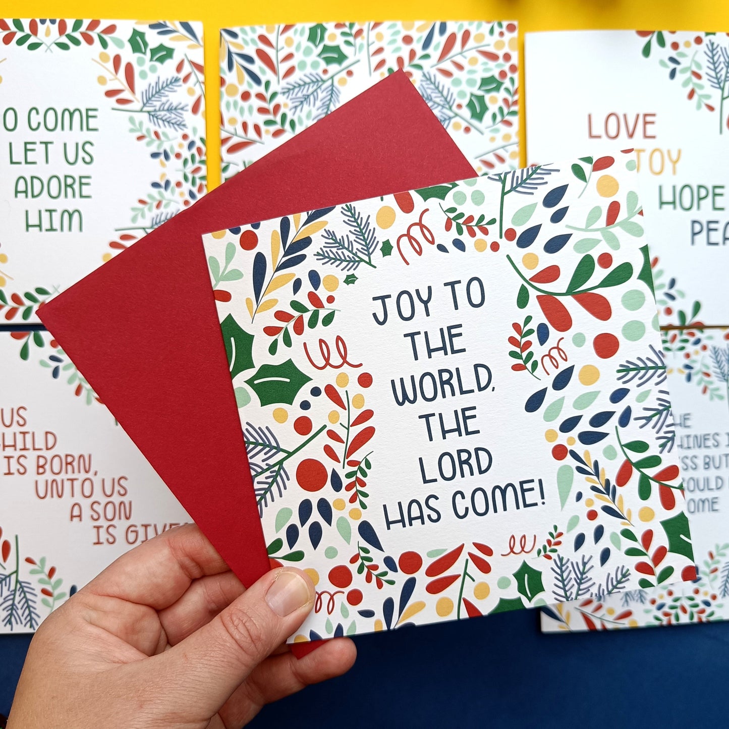 Joy to the World Christmas Card