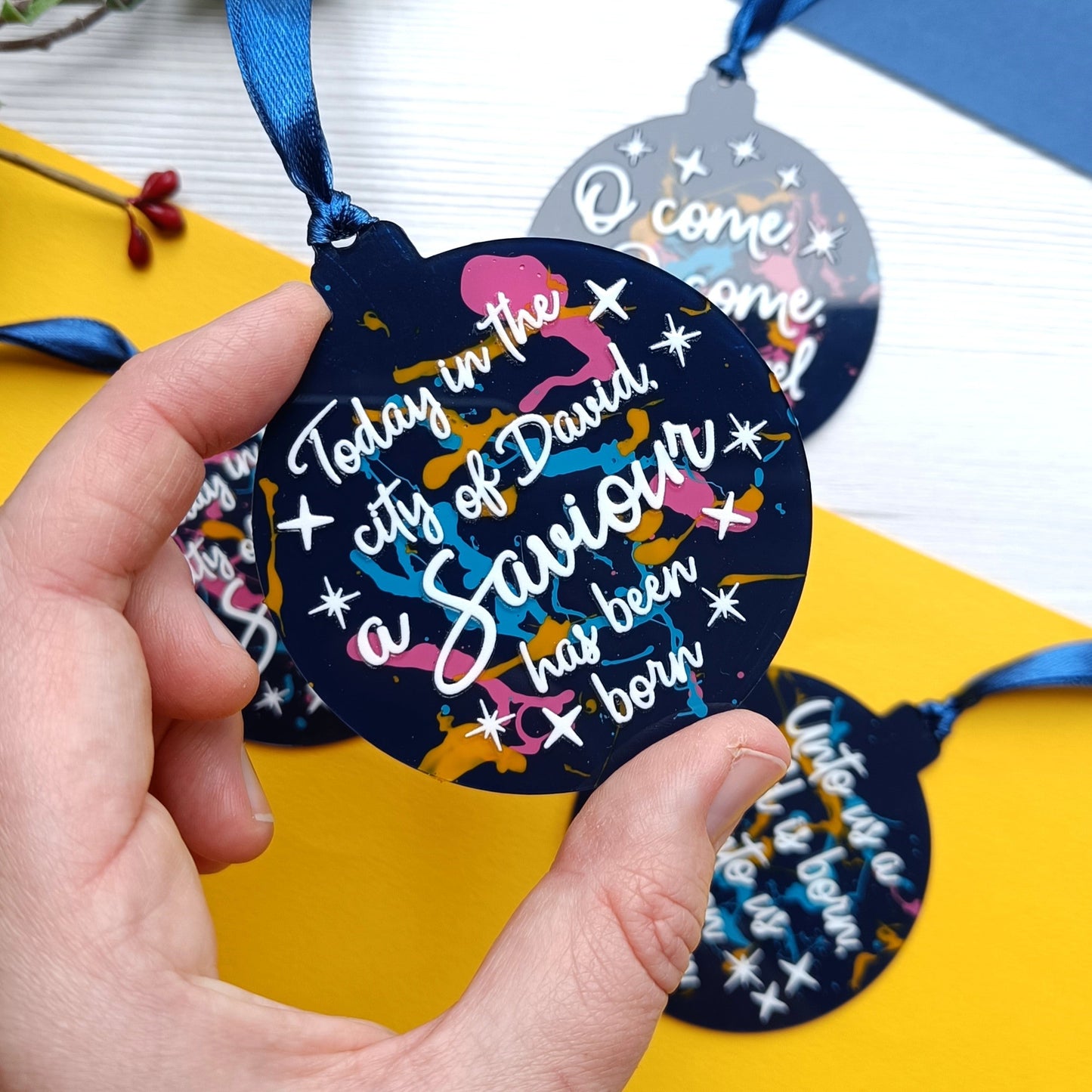 City Of David Acrylic Scripture Decoration