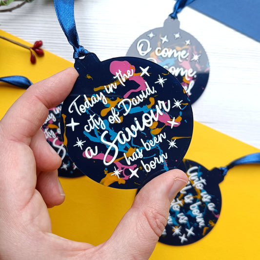 City Of David Acrylic Scripture Decoration