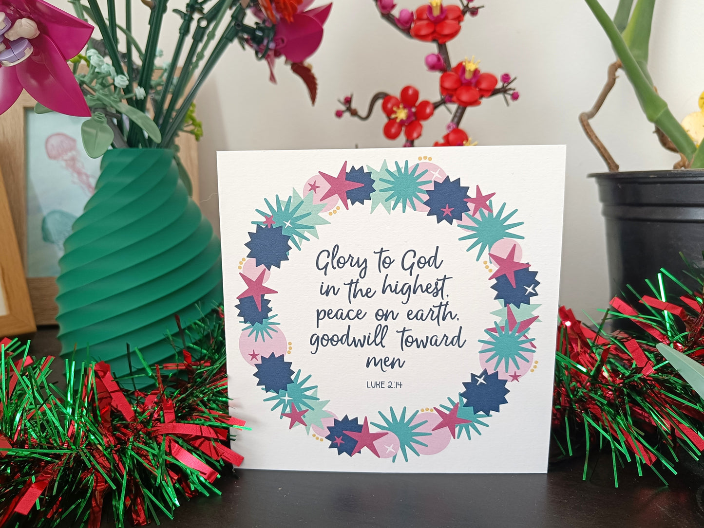 Christmas Cards Pack of 6 'Bright Stars'