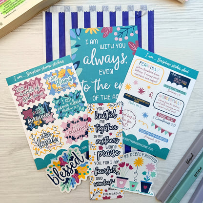February Scripture Sticker Club