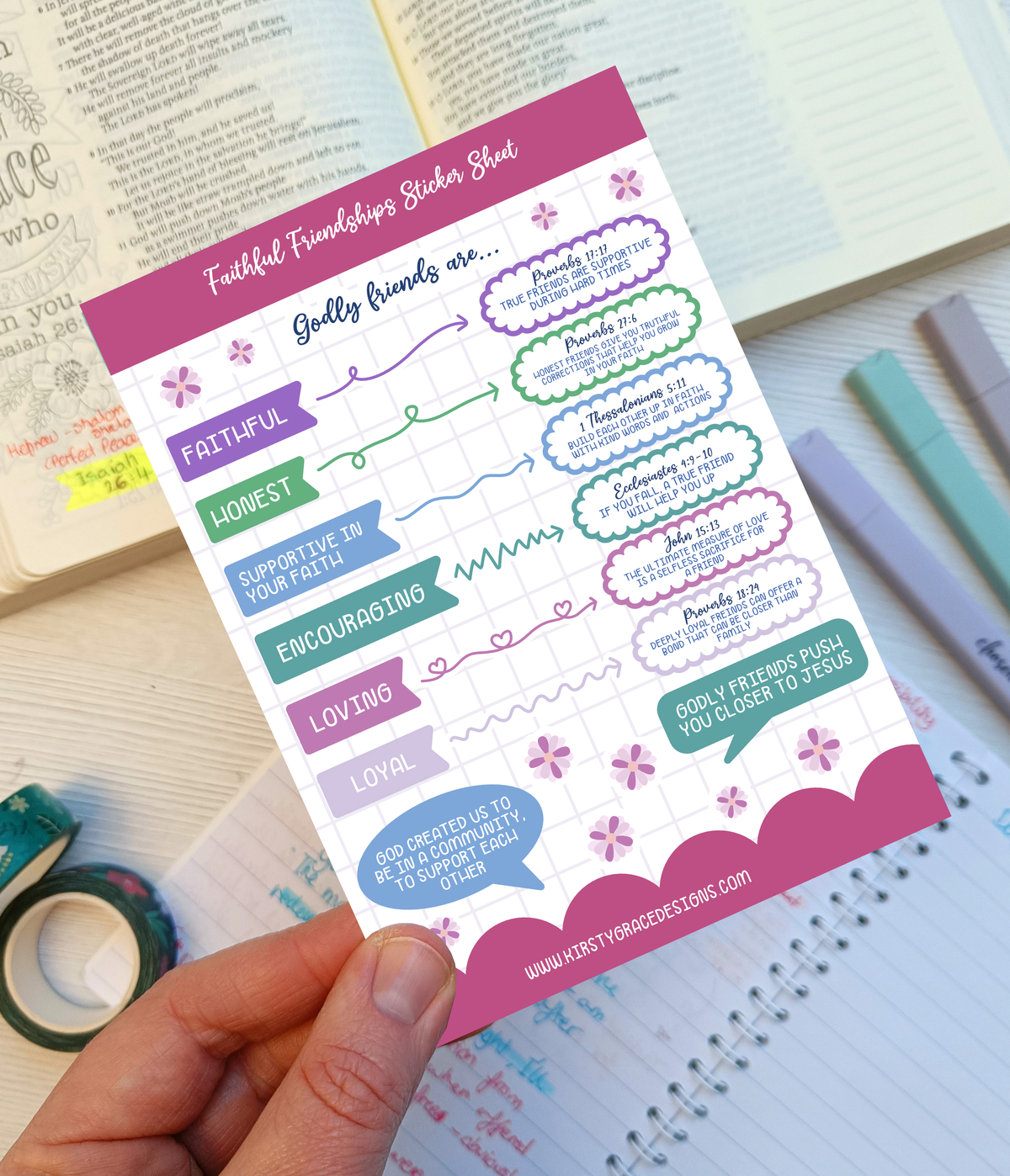 October Scripture Sticker Club