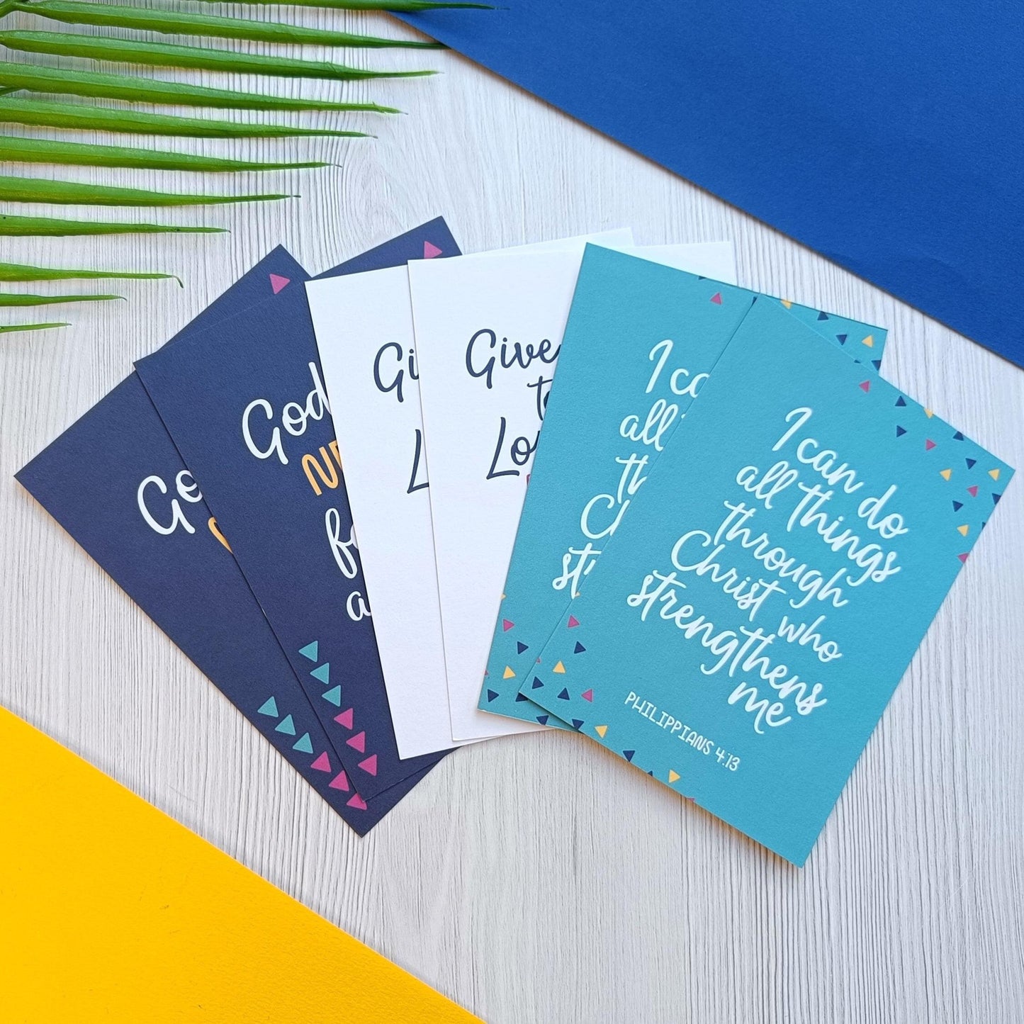 Geo Scripture Postcard Pack
