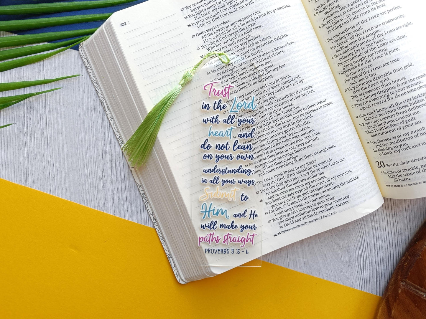 Trust In The Lord Acrylic Bookmark