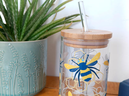 16oz Bee Libbey Glass