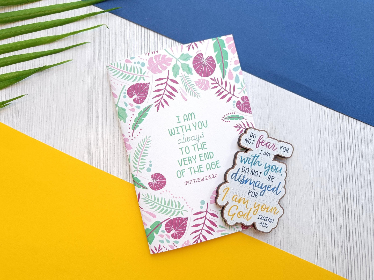 Matthew 28:20 Notebook & Magnet Gift Set