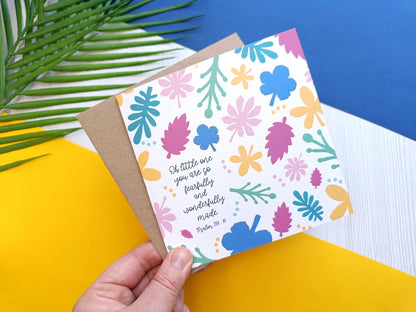 New Baby/Adoption Scripture Card