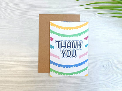 6 Pack of Thank You Cards