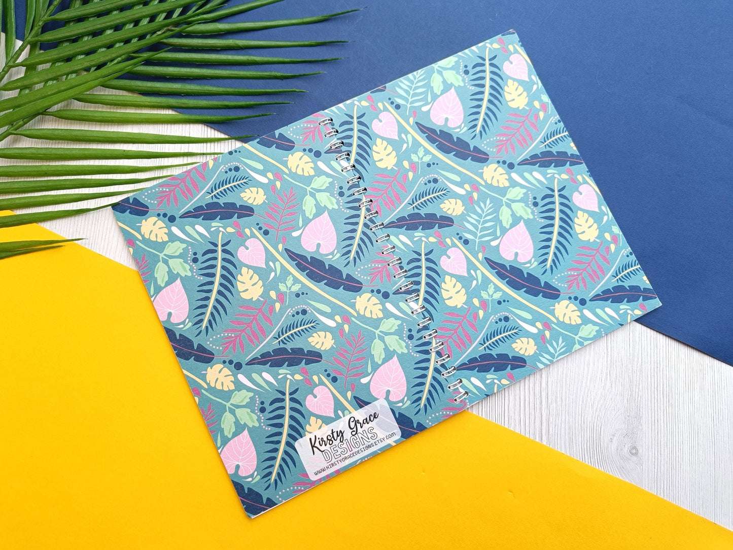 Turquoise Jungle A5 Notebook