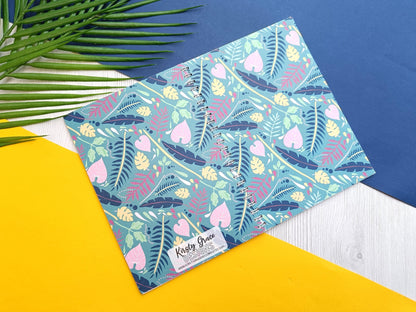 Turquoise Jungle A5 Notebook